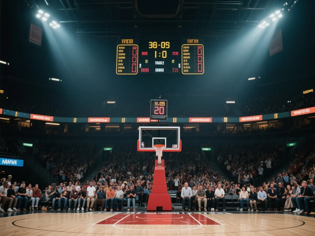 NBA篮球赛事观赛氛围图
